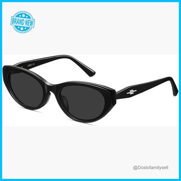 Retro Cat Eye Sunglasses Y2K Vintage Acetate Frames UV400 Protection main image 4